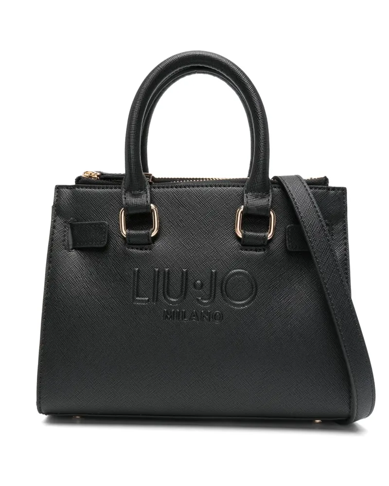 Liu Jo Shopper mit Logo-Prägung - Schwarz Schwarz