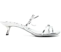 Petal Sandalen 45mm - Silber