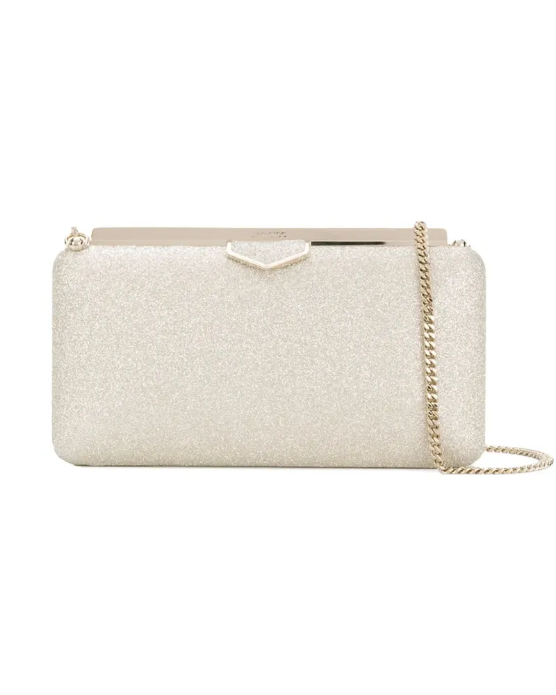 Jimmy Choo Ellipse' Clutch mit Paillettenstickerei - Metallic Metallic