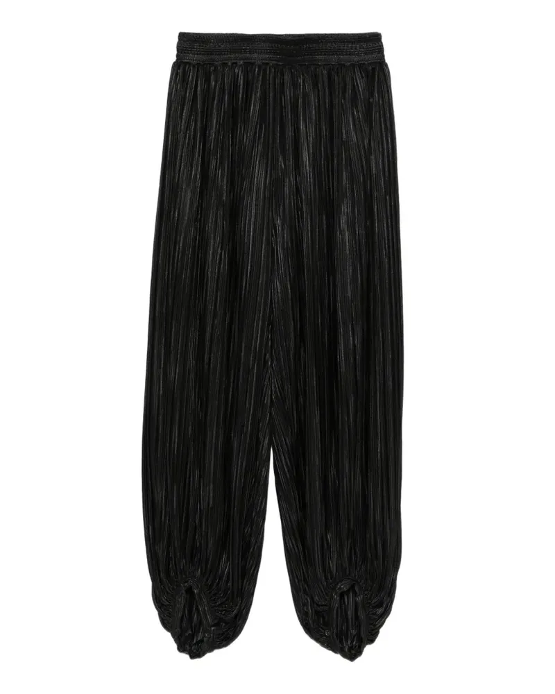 STYLAND plissé-effect balloon trousers - Schwarz Schwarz
