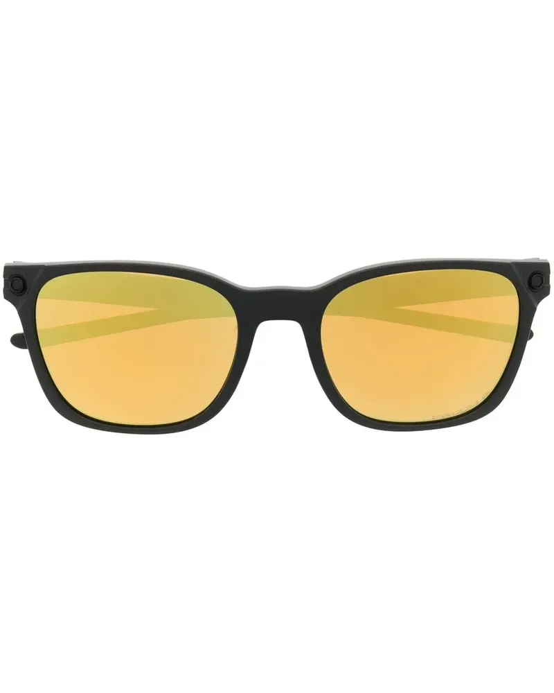 Oakley Sonnenbrille mit breitem Gestell - Schwarz Schwarz