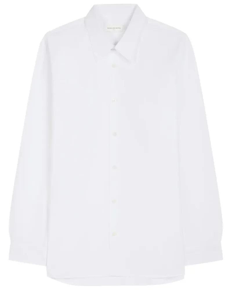 Dries van Noten Klassisches Hemd - Weiß Weiß