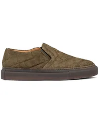 Buttero Slip-On-Sneakers aus Wildleder Grün