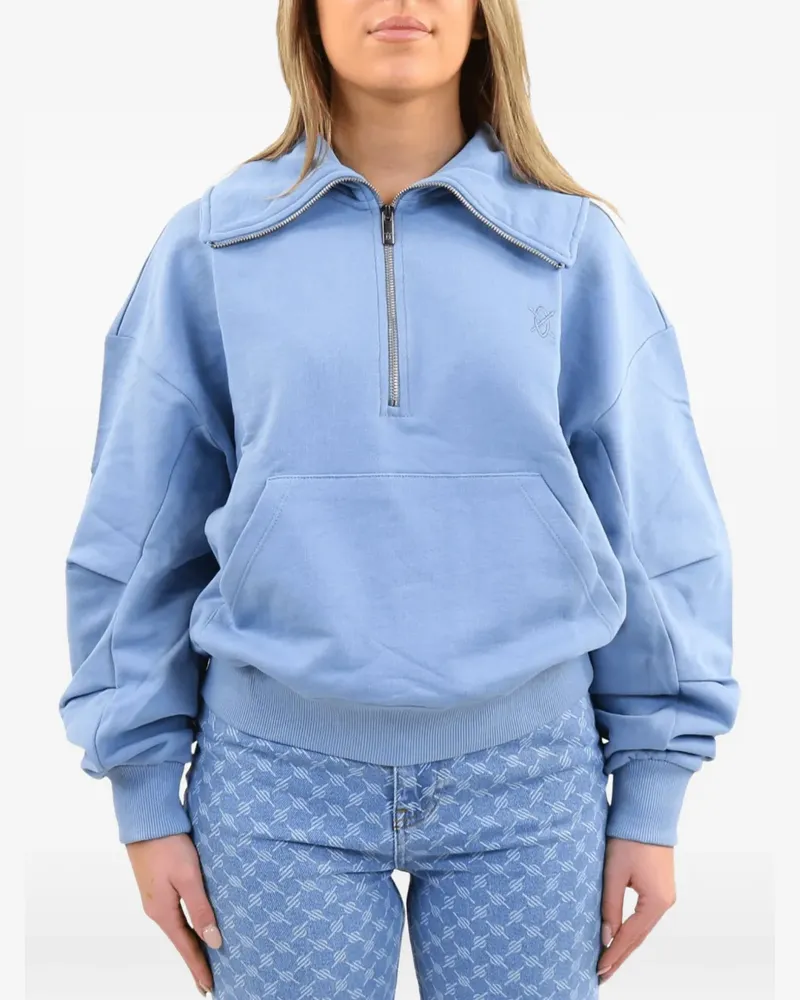 Daily Paper Melza half-zip sweatshirt - Blau Blau