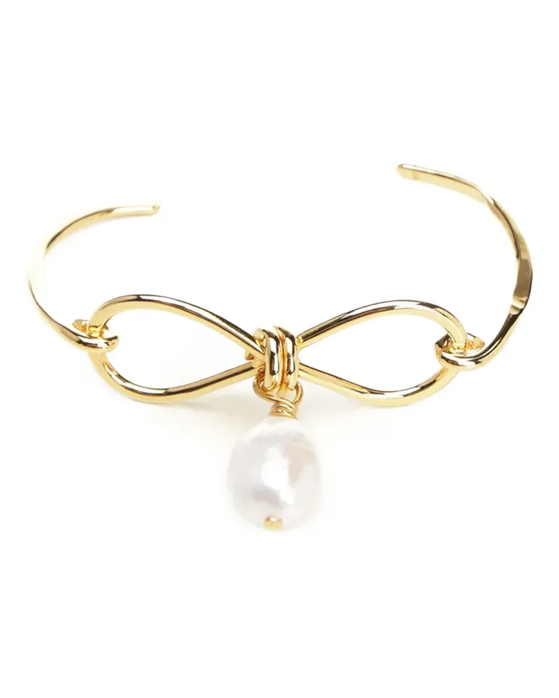 Marni Bow Armband mit Perlen - Gold Gold