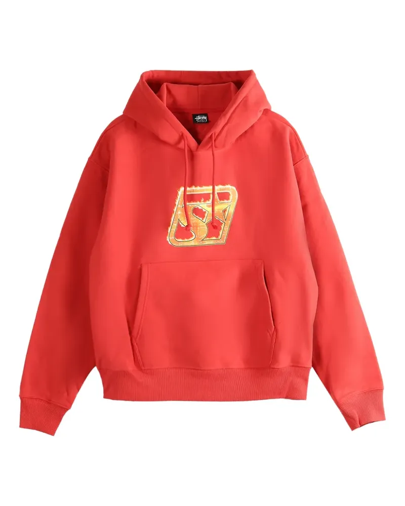 Stüssy front-graphic hoodie - Rot Rot