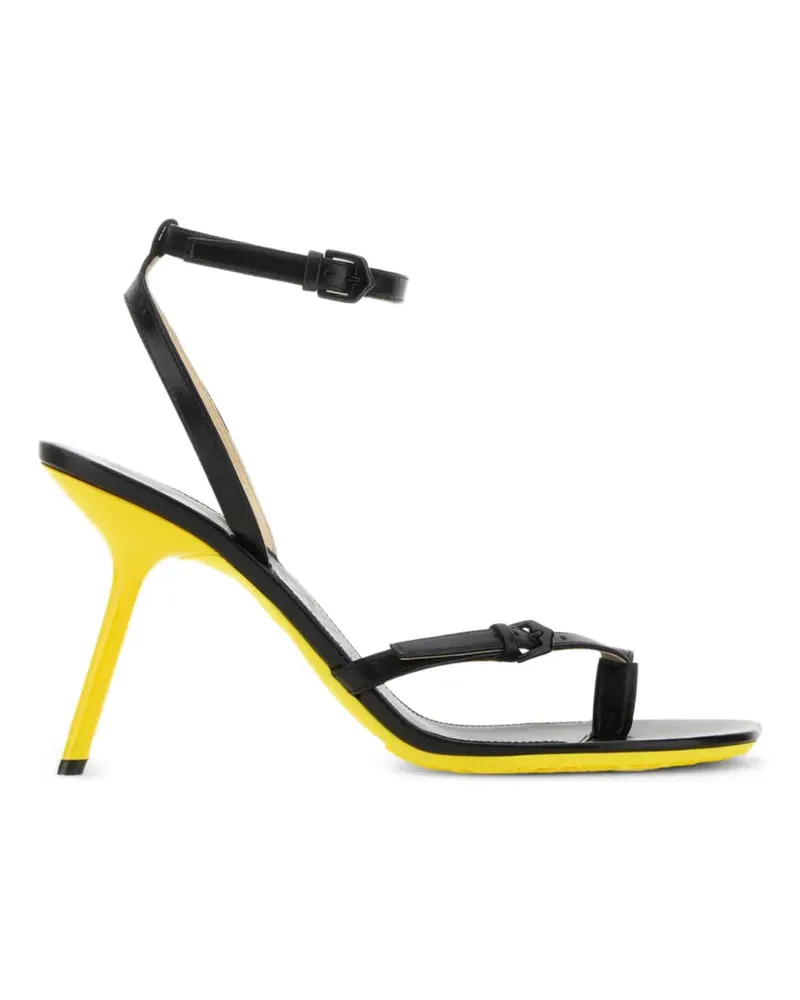 Loewe Petal leather sandals - Schwarz Schwarz