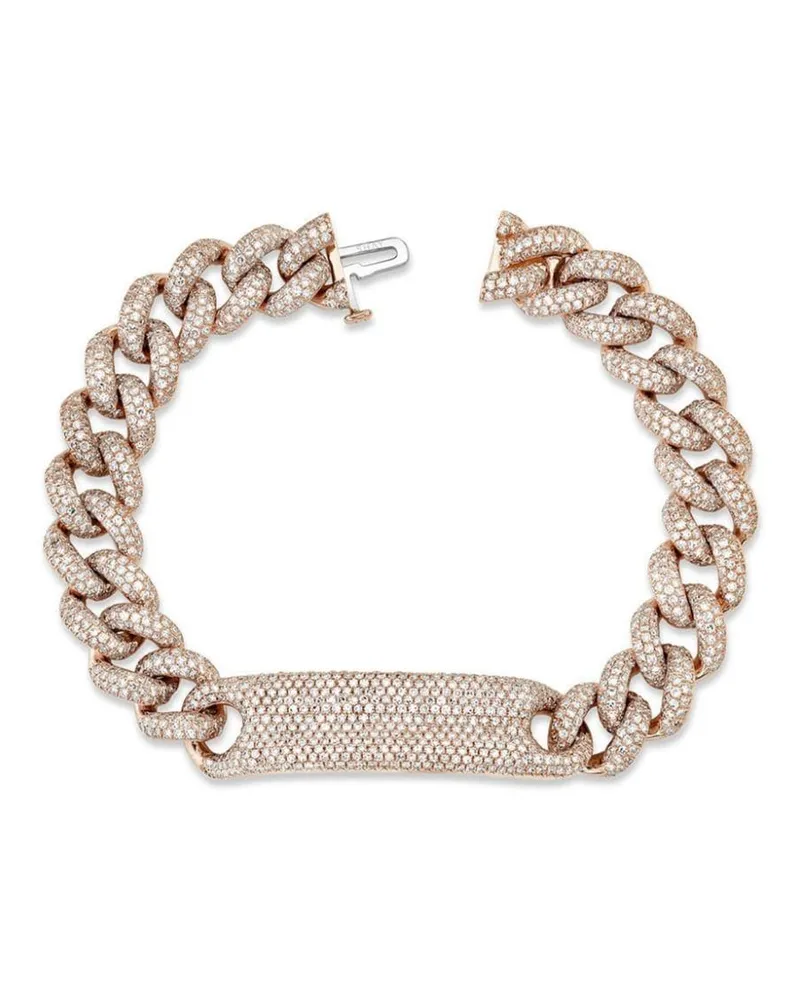 SHAY 18kt Essential Rotgoldarmband mit Diamant - Rosa Rosa