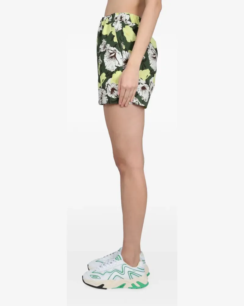 MSGM floral elasticated shorts - Grün Grün