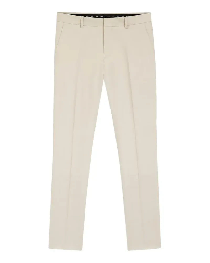 HUGO BOSS Schmale Hose aus Schurwolle - Nude Nude
