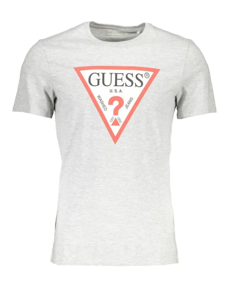 Guess logo-print T-shirt - Grau Grau