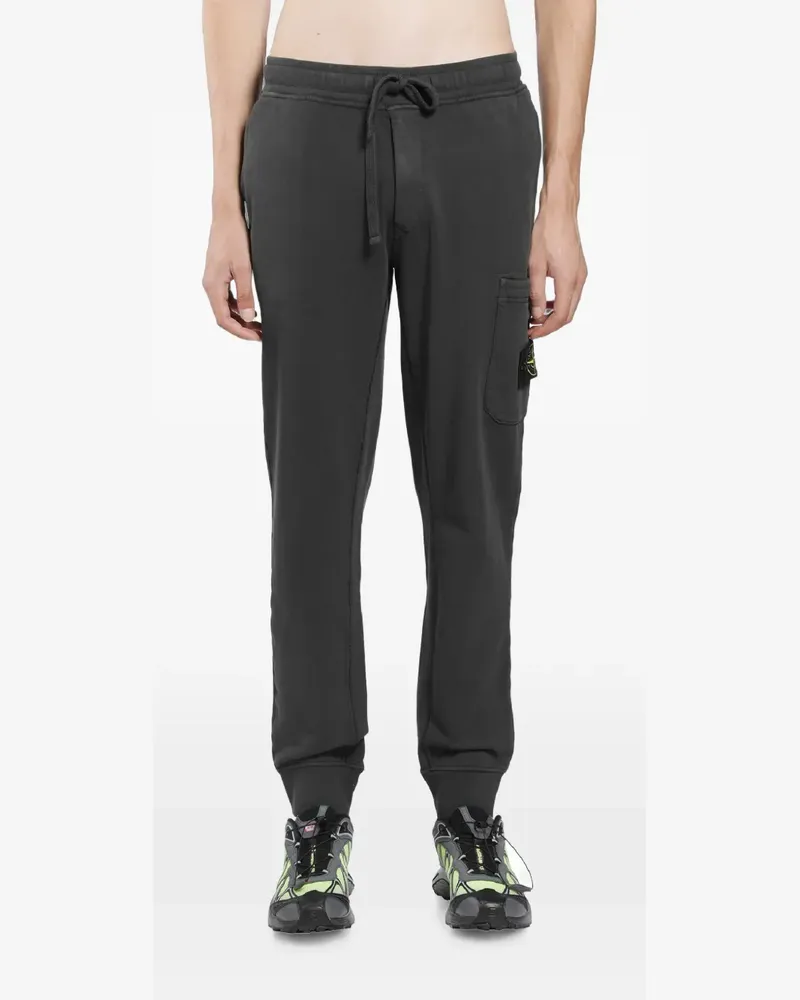 Stone Island Jogginghose mit Logo-Patch - Grau Grau