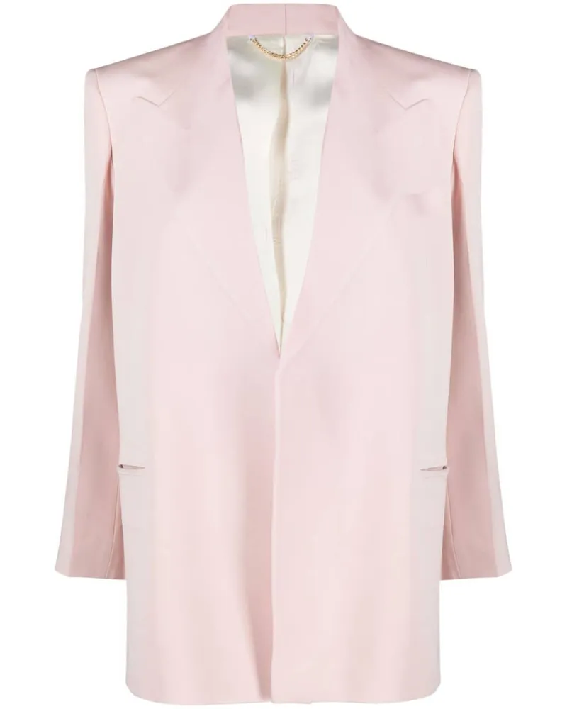 Victoria Beckham Doppelreihiger Blazer - Rosa Rosa