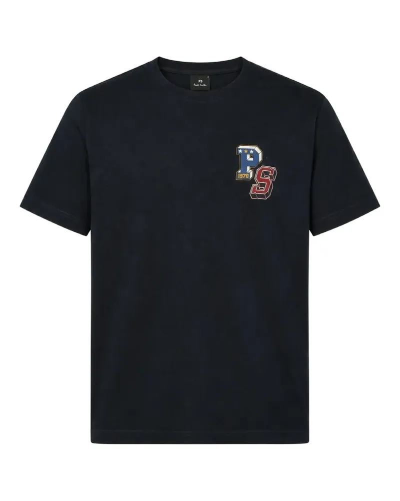 Paul Smith logo-print cotton T-shirt - Schwarz Schwarz
