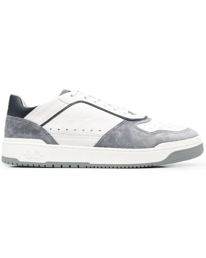 Brunello Cucinelli Sneakers mit Kontrasteinsätzen - Weiß Weiß