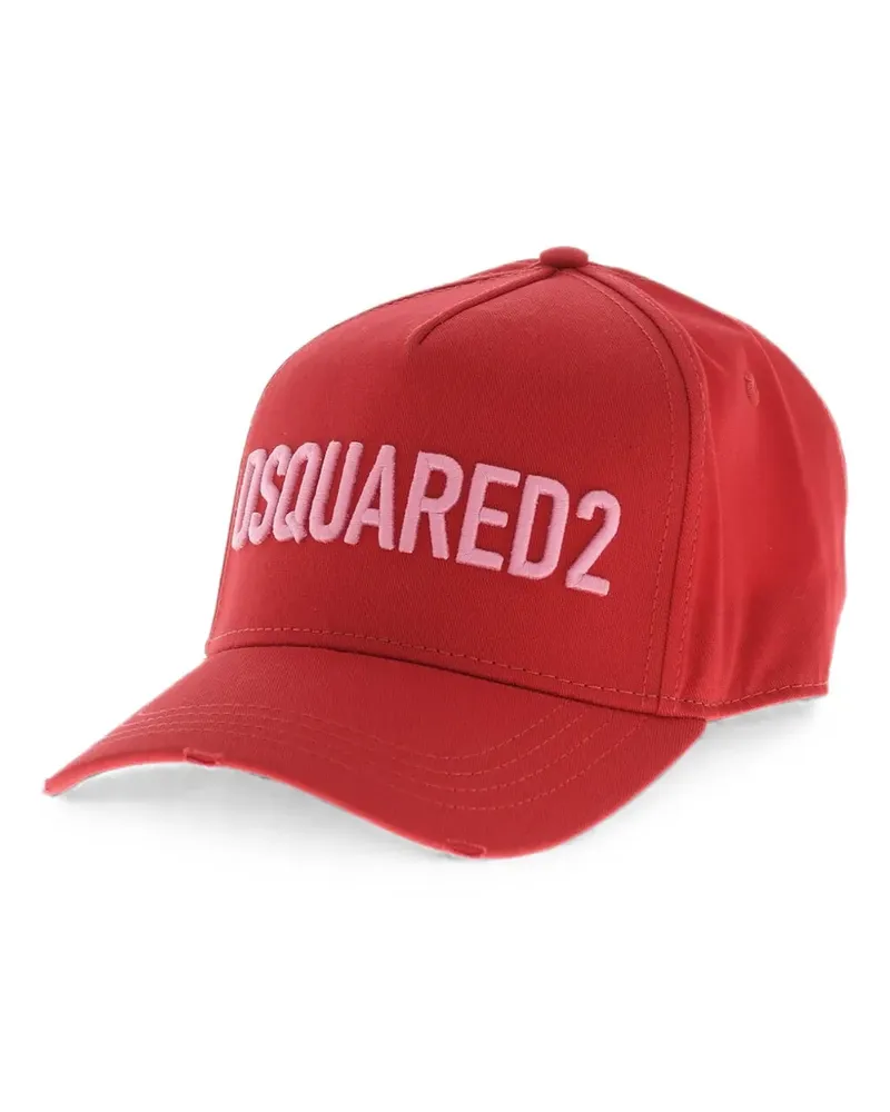 Dsquared2 technicolor baseball cap - Rot Rot