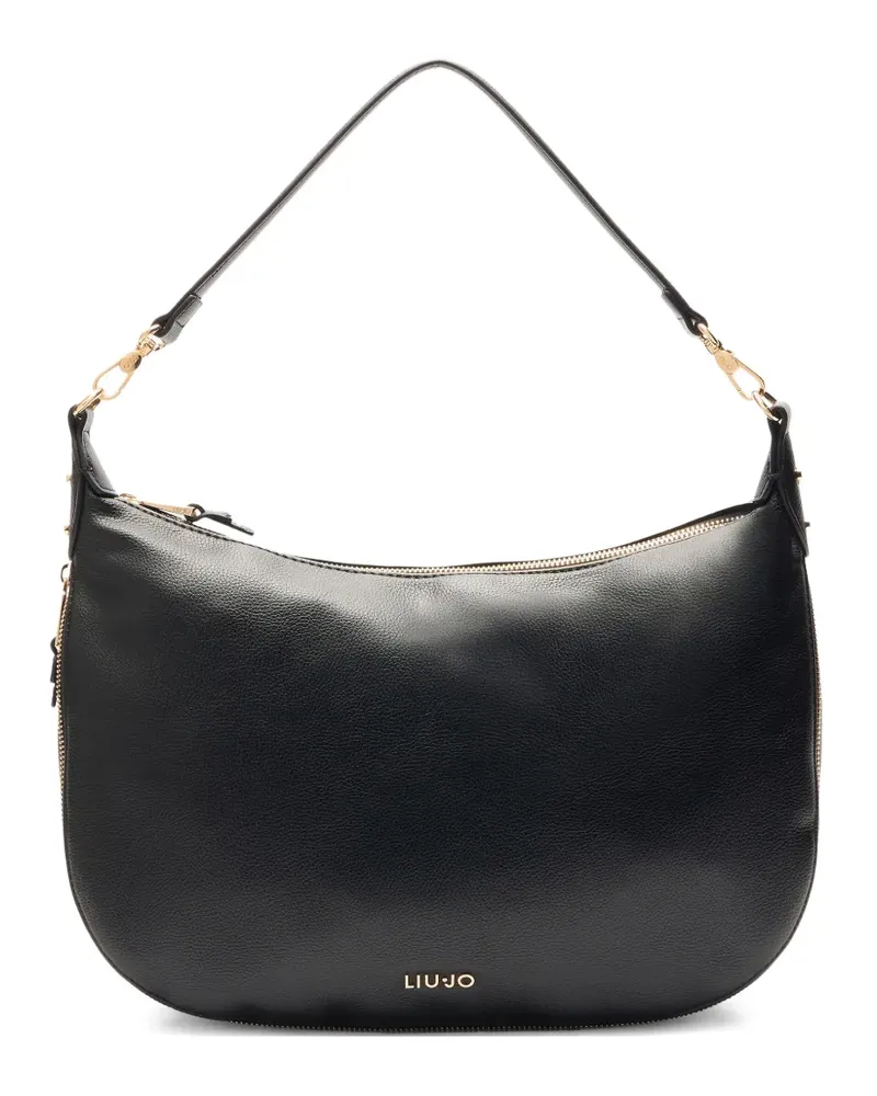 Liu Jo Schultertasche mit Logo - Schwarz Schwarz