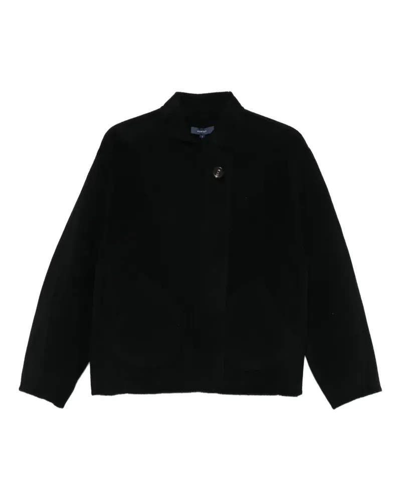 Soeur Windsor Jacke mit aufgesetzten Taschen - Schwarz Schwarz
