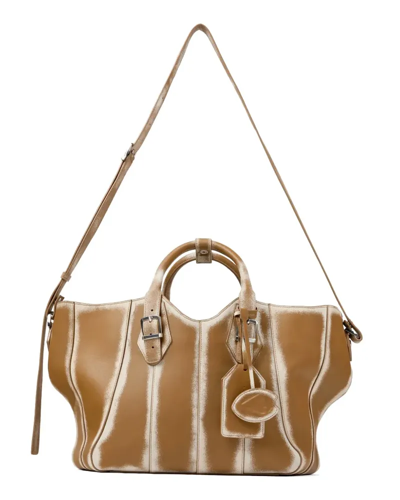 Camper Laukku Tote Bag aus Leder - Braun Braun