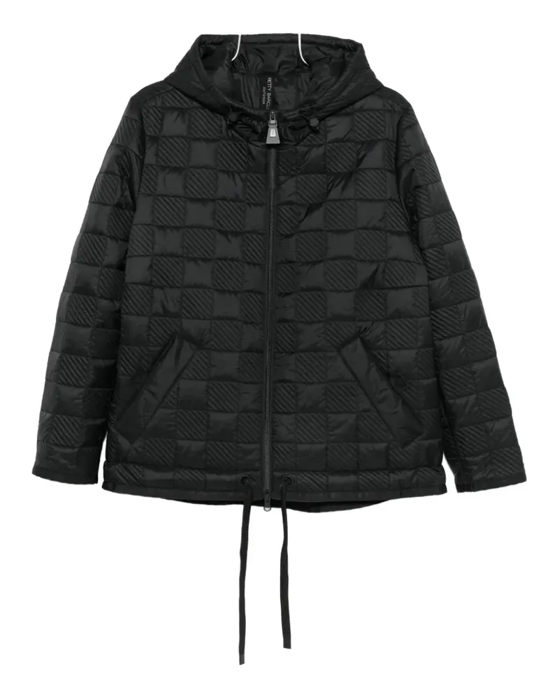Betty Barclay quilted-design hooded jacket - Schwarz Schwarz