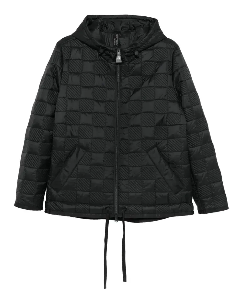Betty Barclay Gesteppte Kapuzenjacke - Schwarz Schwarz