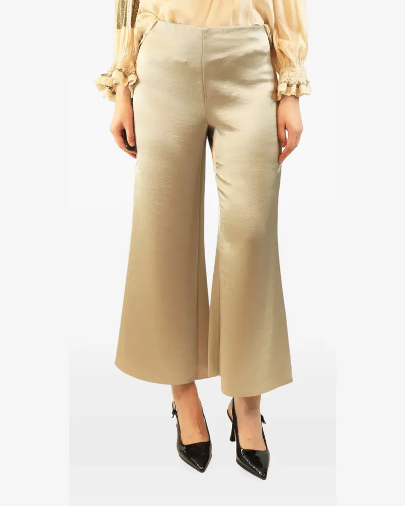 Vince satin palazzo pants - Nude Nude