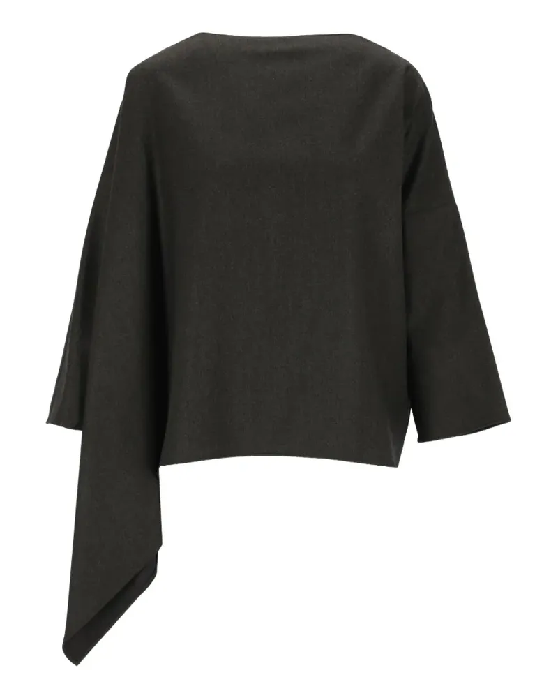 Dušan Asymmetrisches T-Shirt aus Wolle - Grau Grau