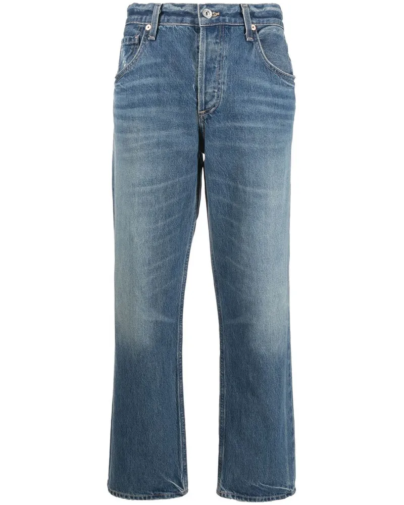 Citizens of humanity Straight-Leg-Jeans mit hohem Bund - Blau Blau