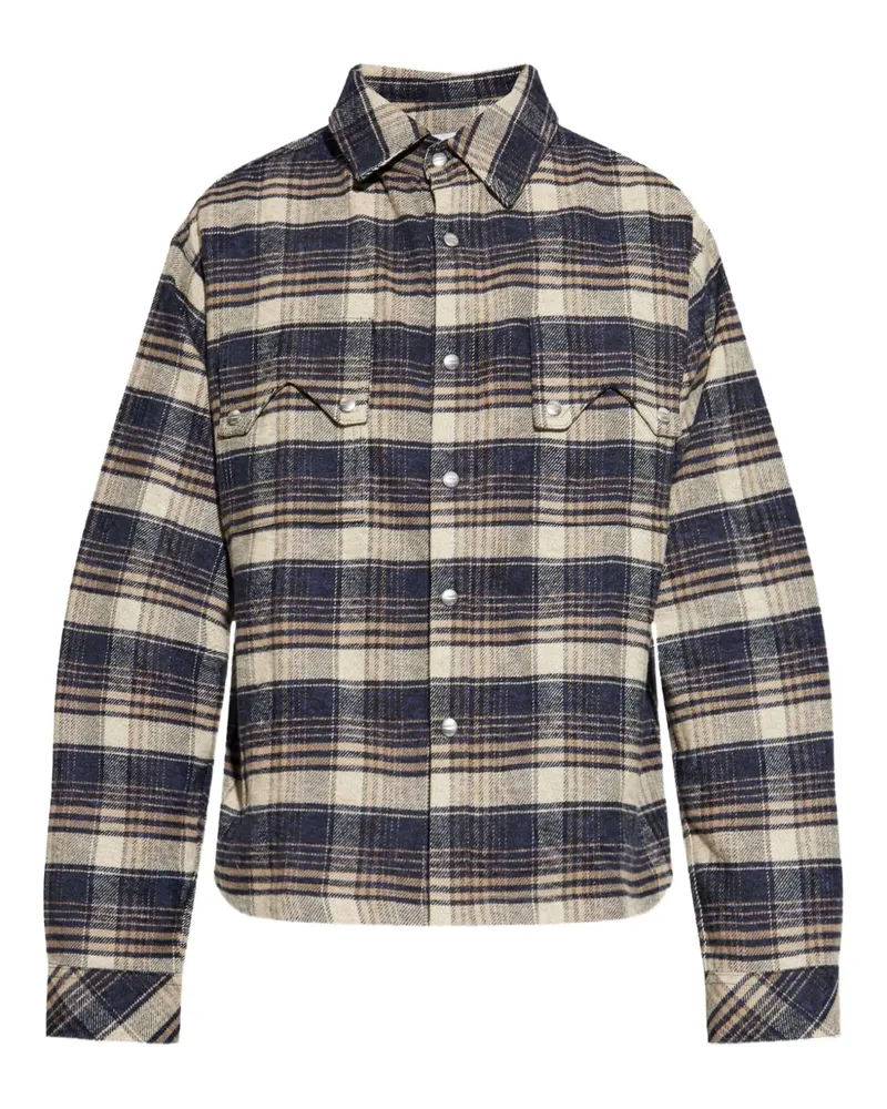 RHUDE Klassisches Hemd - Blau Blau