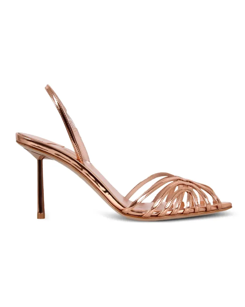 Le Silla metallic cage-style sandals - Rosa Rosa