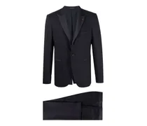 single-breasted suit - Blau