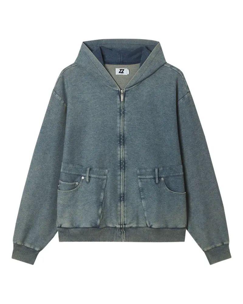 Izzue zip-up hoodie - Blau Blau
