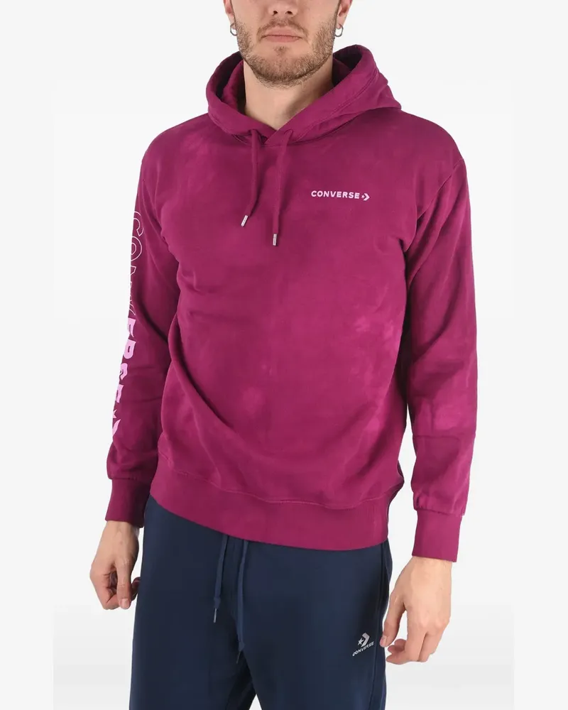 Converse Hoodie mit Logo-Print - Rosa Rosa