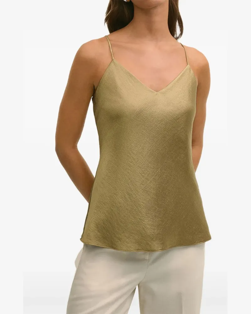Brooks Brothers Oberteil mit V-Ausschnitt - Gold Gold