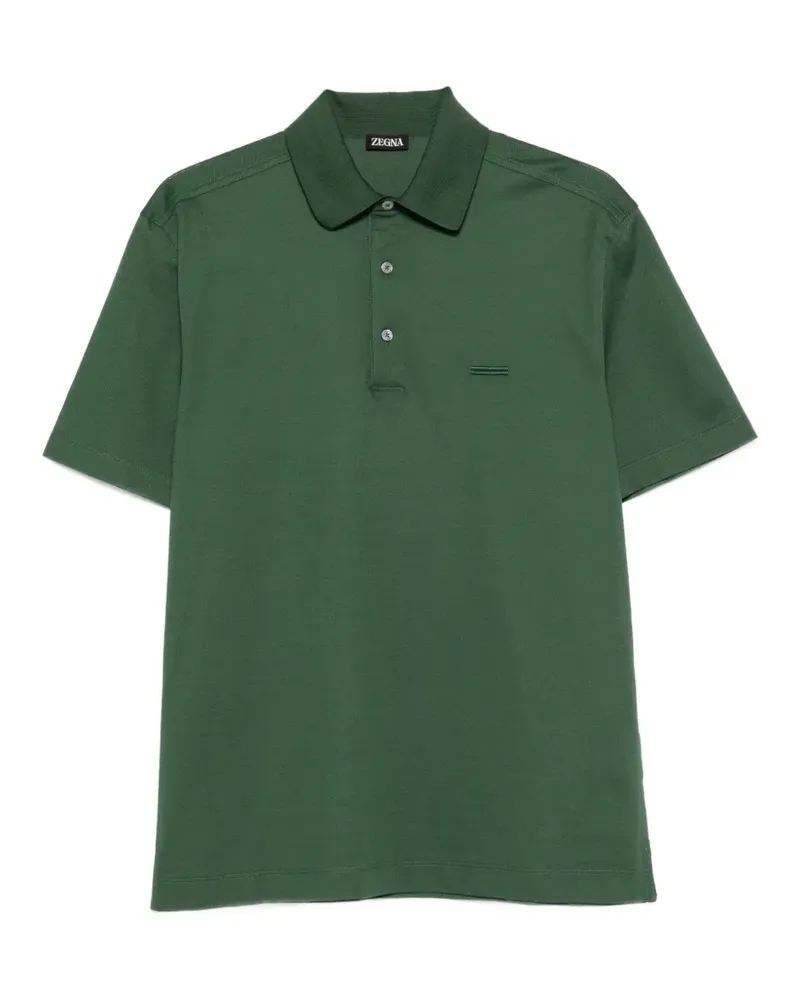Ermenegildo Zegna short-sleeve polo shirt - Grün Grün