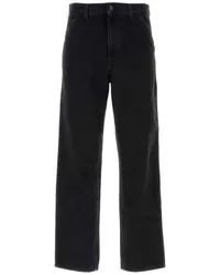 Carhartt WIP Jeans mit asymmetrischem Bein Schwarz