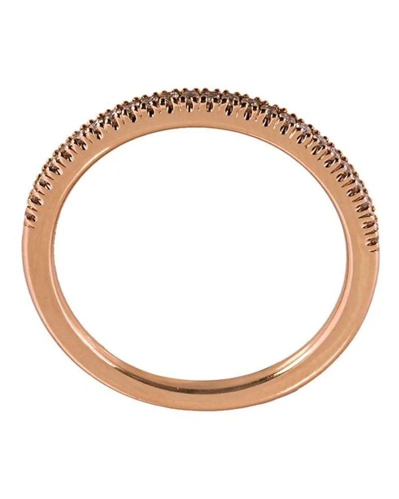 Alinka 18kt Rotgoldring mit Diamanten - Metallic Metallic