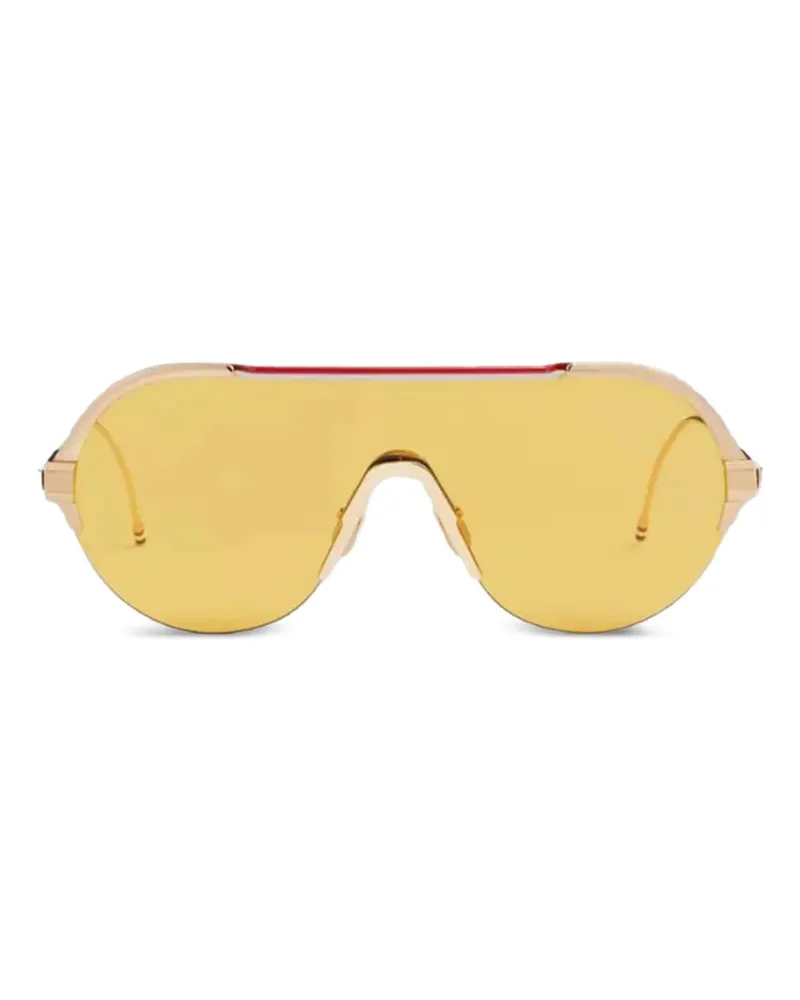 Thom Browne Klassische Pilotenbrille - Gold Gold