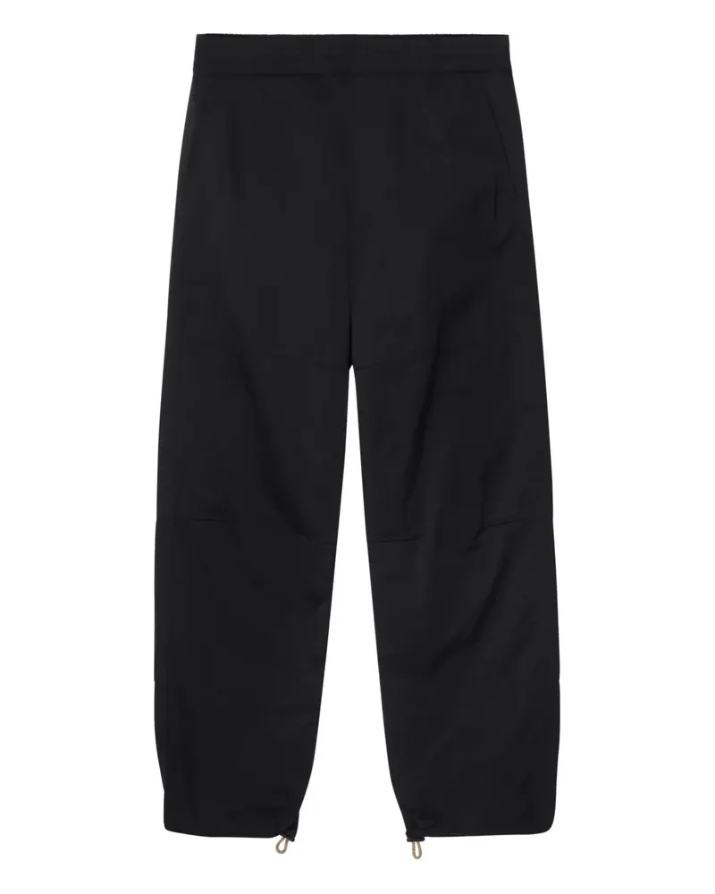 Burberry Karierte Hose mit Kordelzug - Schwarz Schwarz