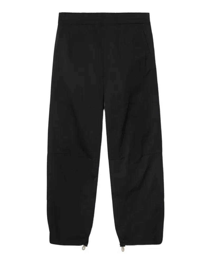 Burberry Karierte Hose mit Kordelzug - Schwarz Schwarz