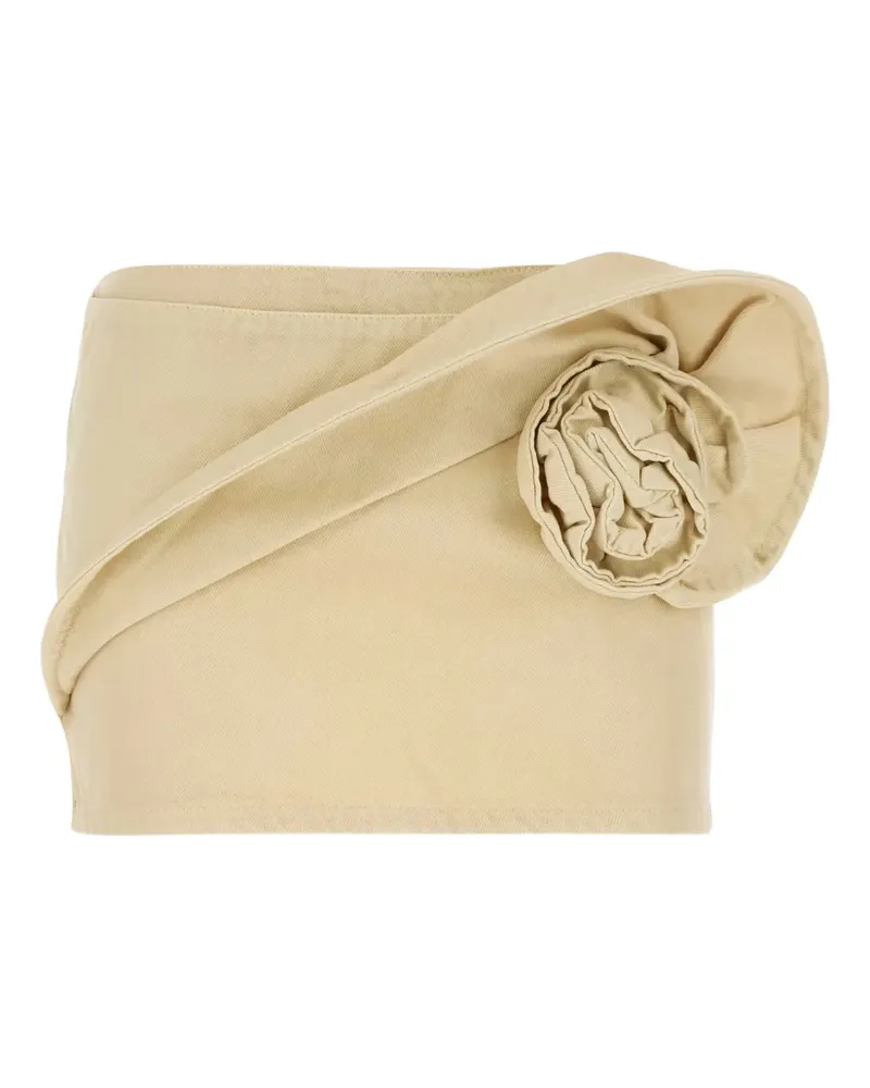 Magda Butrym floral mini skirt - Nude Nude