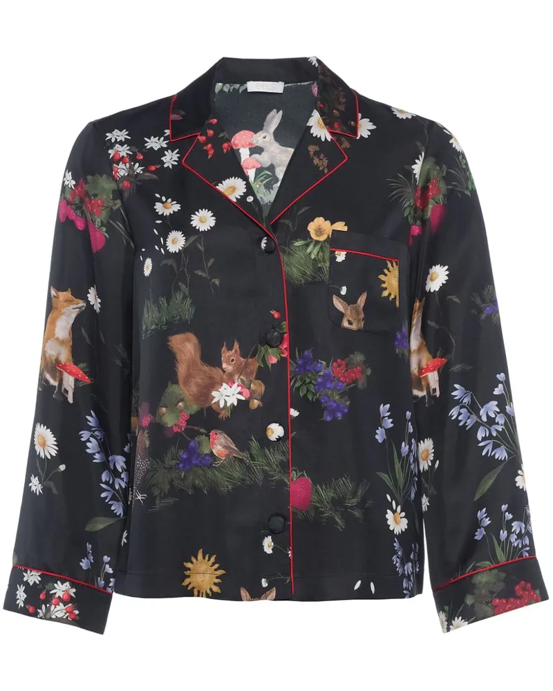 Eres Fée Pyjama-Oberteil - Schwarz Schwarz