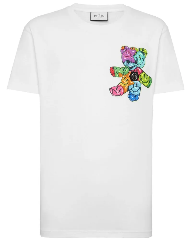 Philipp Plein T-Shirt mit grafischem Print - Weiß Weiß