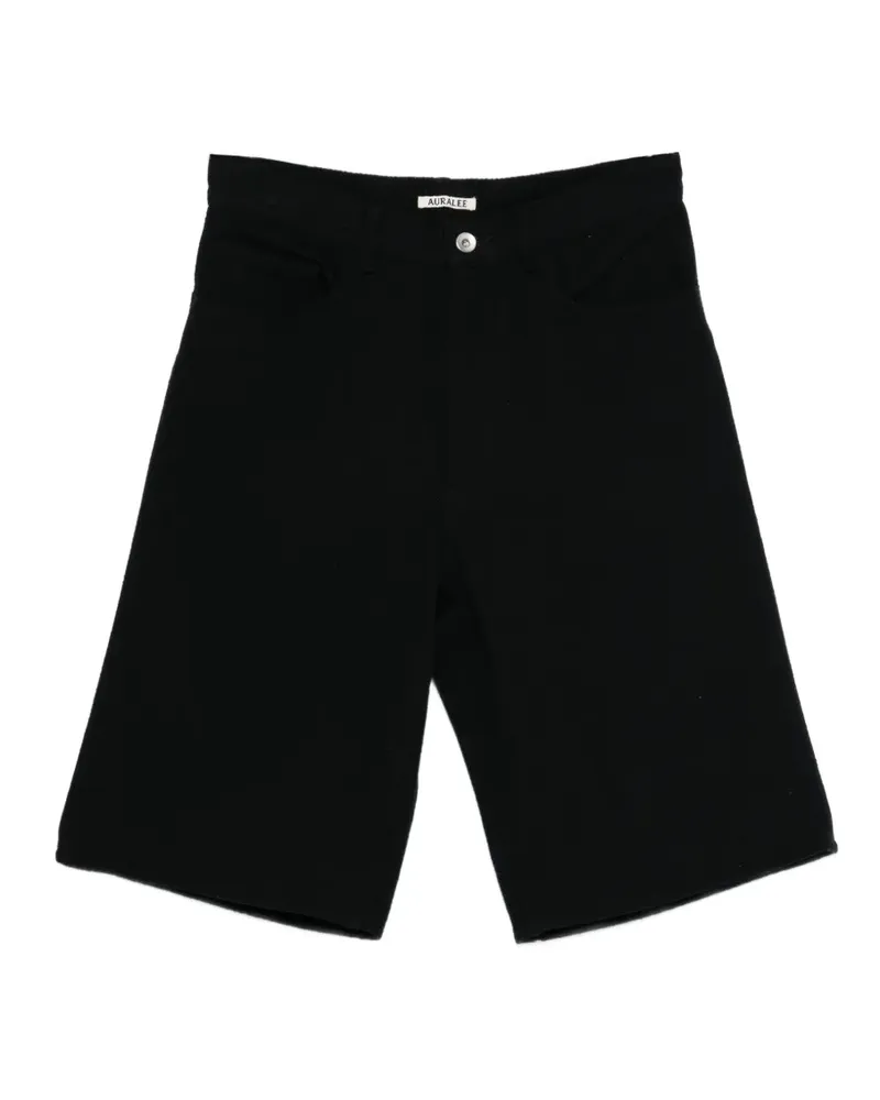 AURALEE belt-loops shorts - Schwarz Schwarz