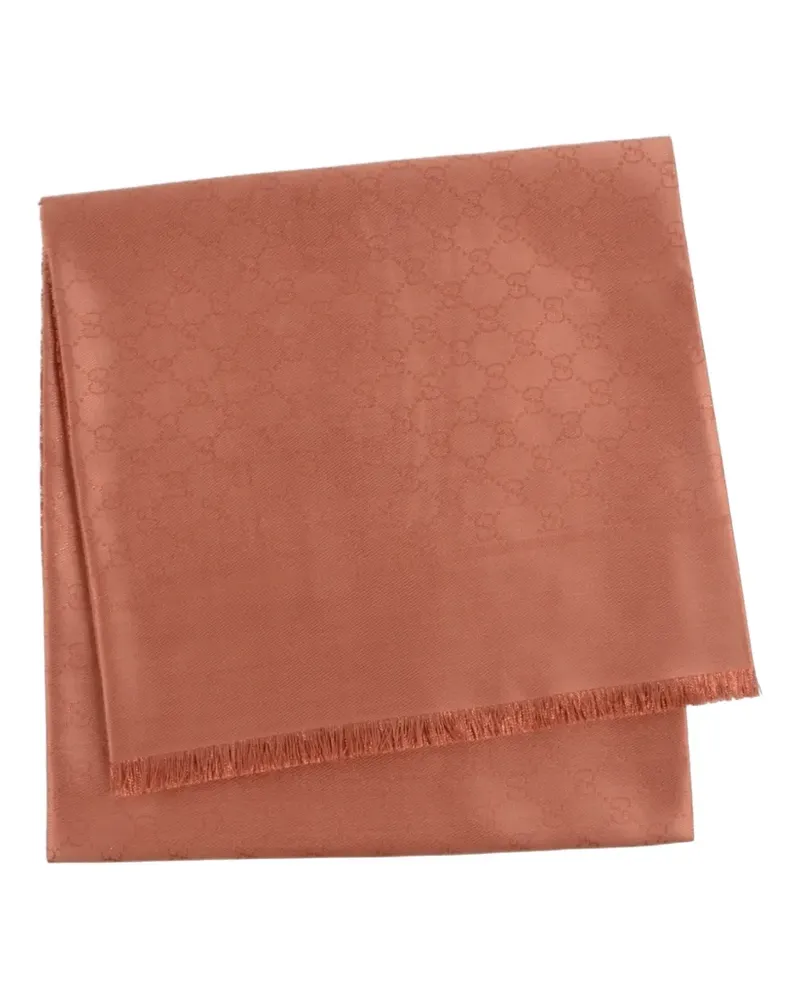 Gucci GG frayed scarf - Orange Orange