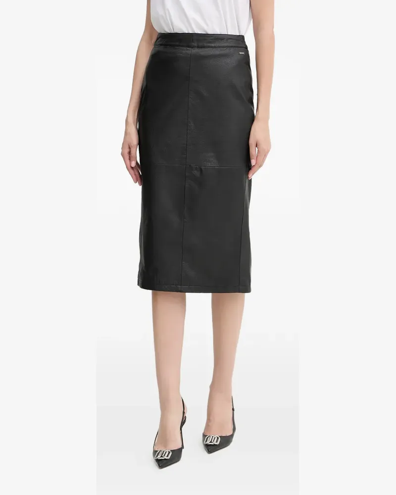 Armani Exchange panelled skirt - Schwarz Schwarz