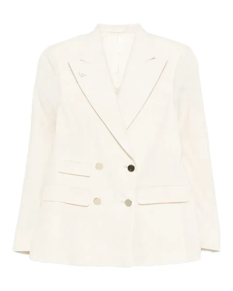 Luigi Bianchi Mantova Elena double-breasted blazer - Nude Nude