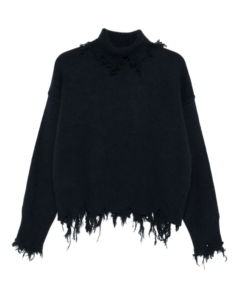 Seafarer Stella Pullover mit ausgefransten Kanten - Blau Blau