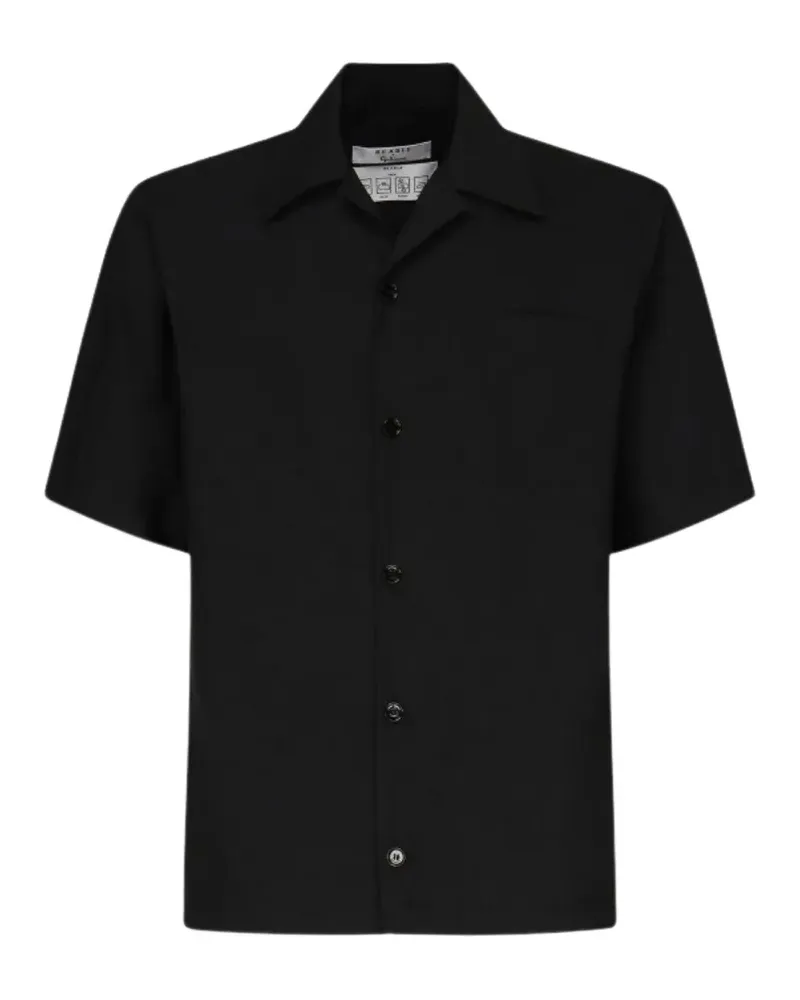 Be Able short-sleeved chest-pocket shirt - Schwarz Schwarz