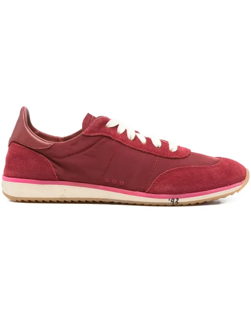 Patrizia Pepe Sneakers mit Wildledereinsätzen - Rot Rot